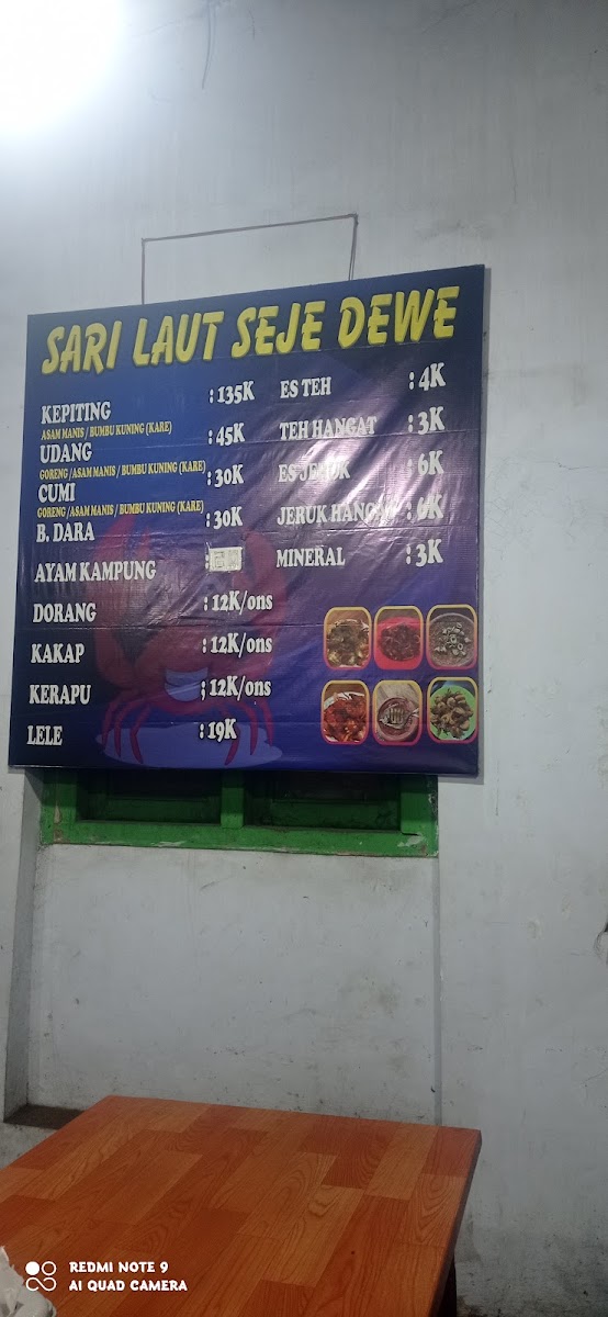 Rumah Makan Sari Laut CJDW Photo Menu 4