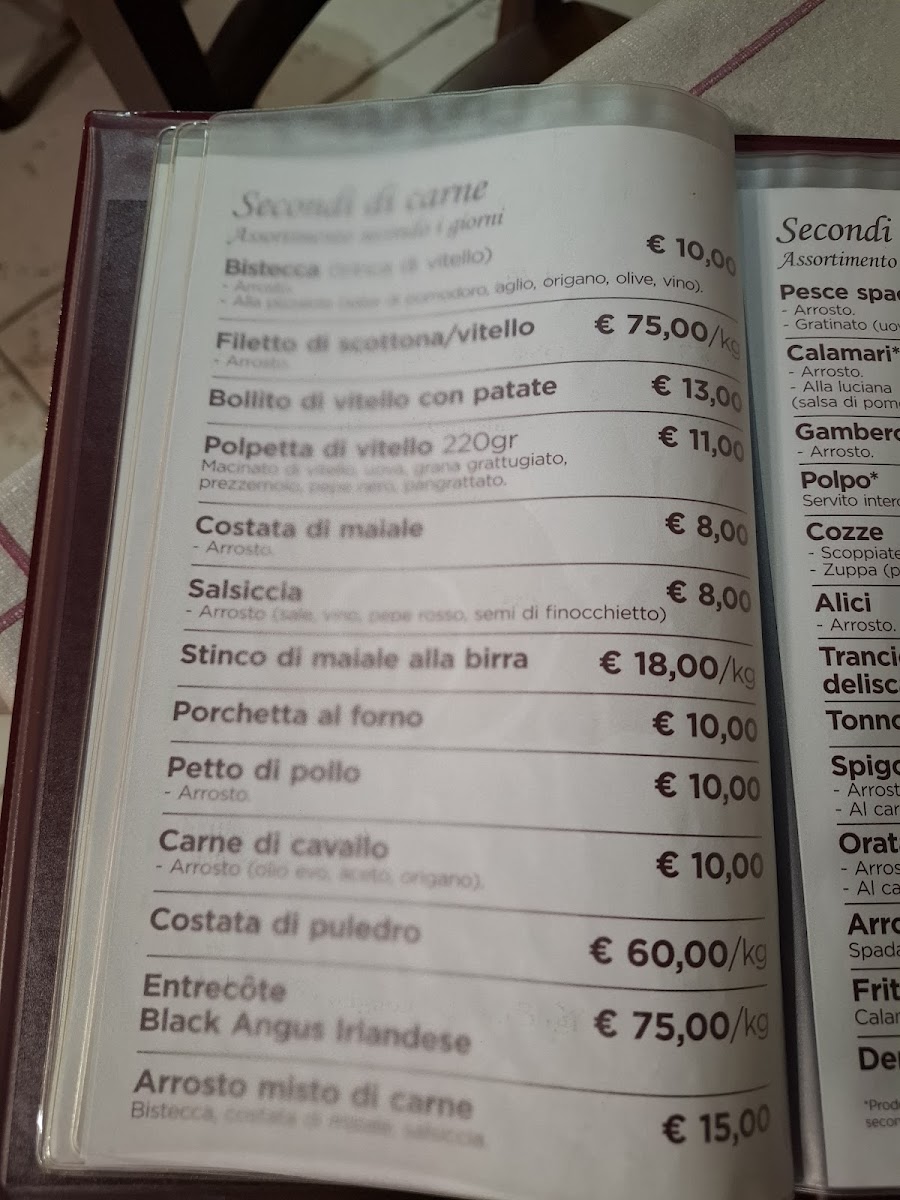 VECCHIO AQUARIUM RISTORANTE Photo Menu 8