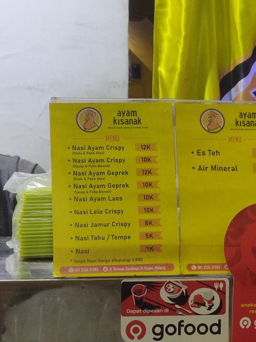 Kisanak Fried Chicken Photo Menu 7