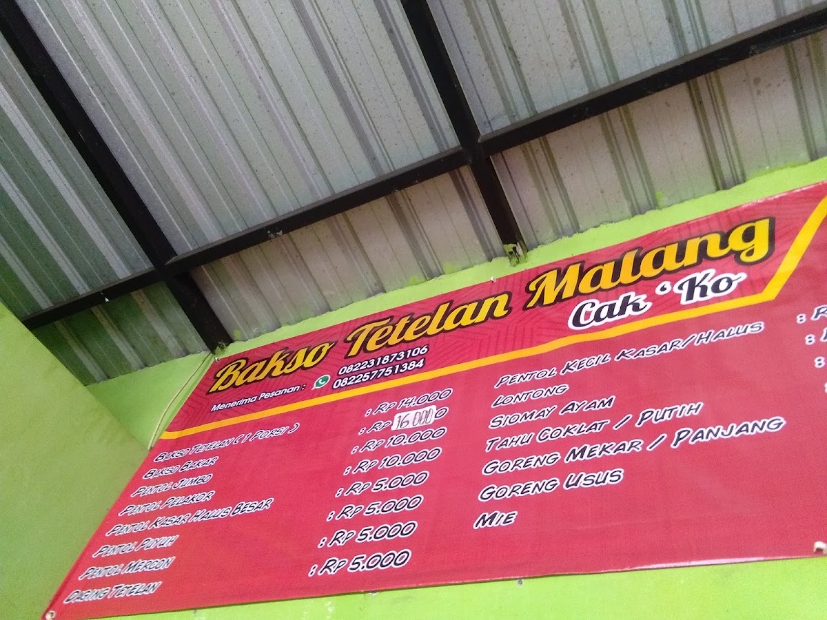Bakso Tetelan Malang Cak ' Ko Photo Menu 3