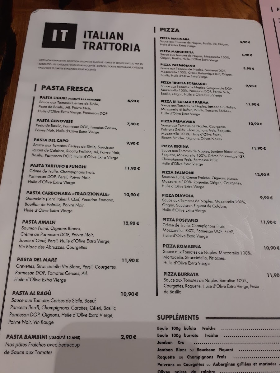 IT - Italian Trattoria Nantes Photo Menu 10