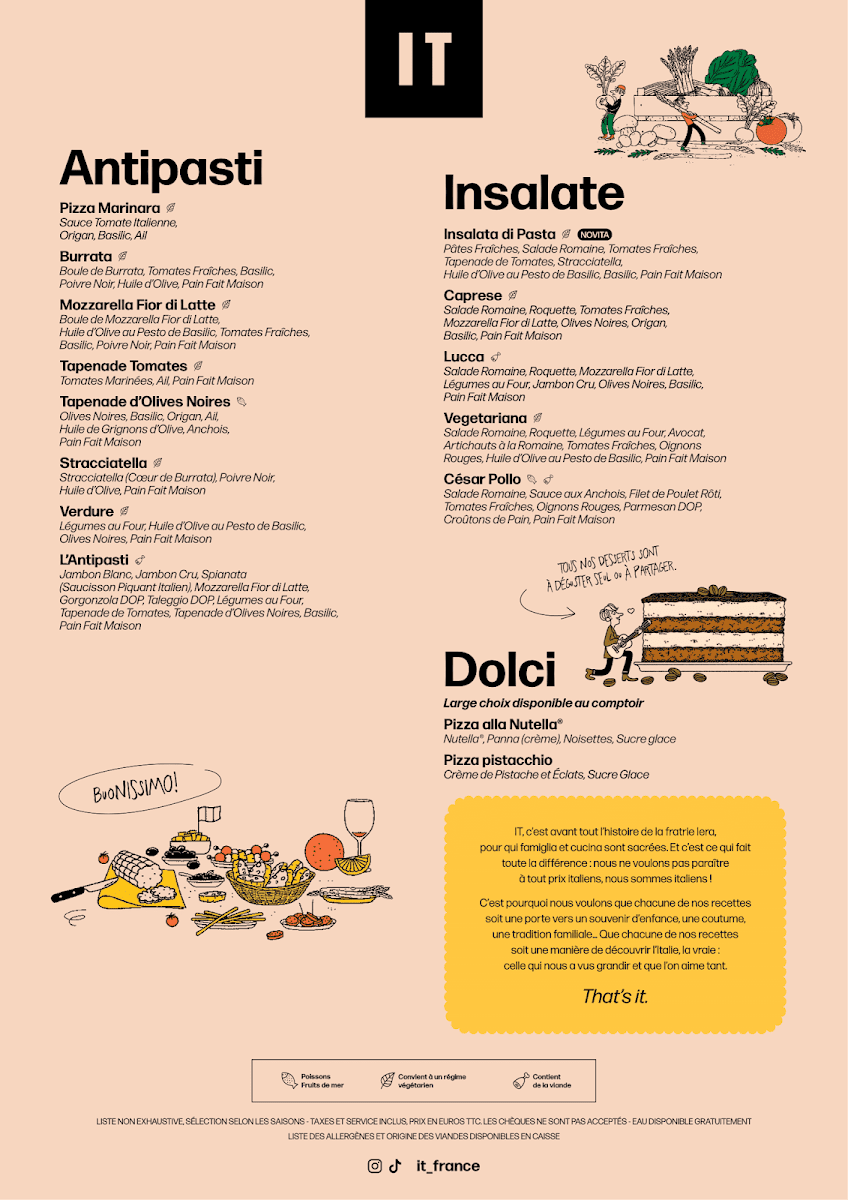 IT - Italian Trattoria Nantes Photo Menu 3