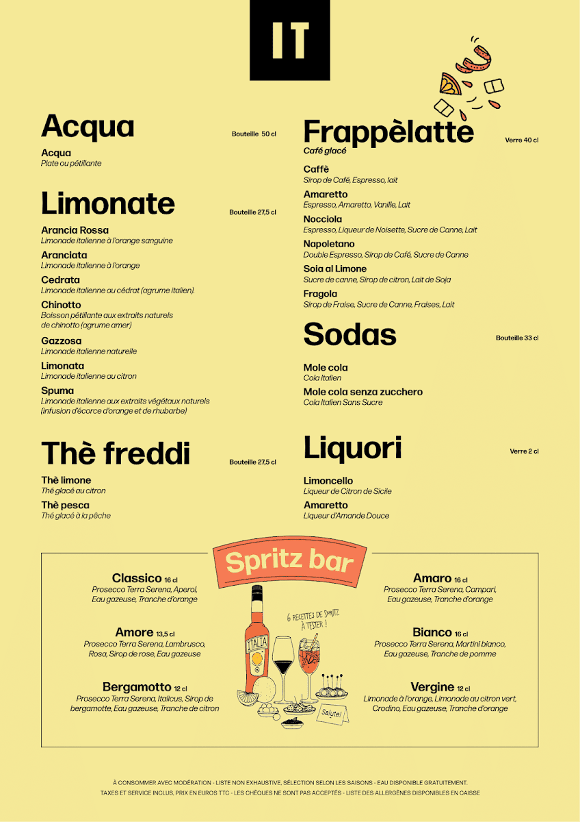 IT - Italian Trattoria Nantes Photo Menu 4