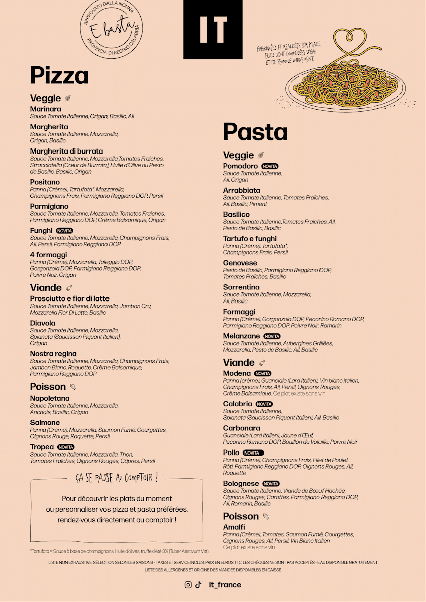 IT - Italian Trattoria Nantes Photo Menu 5