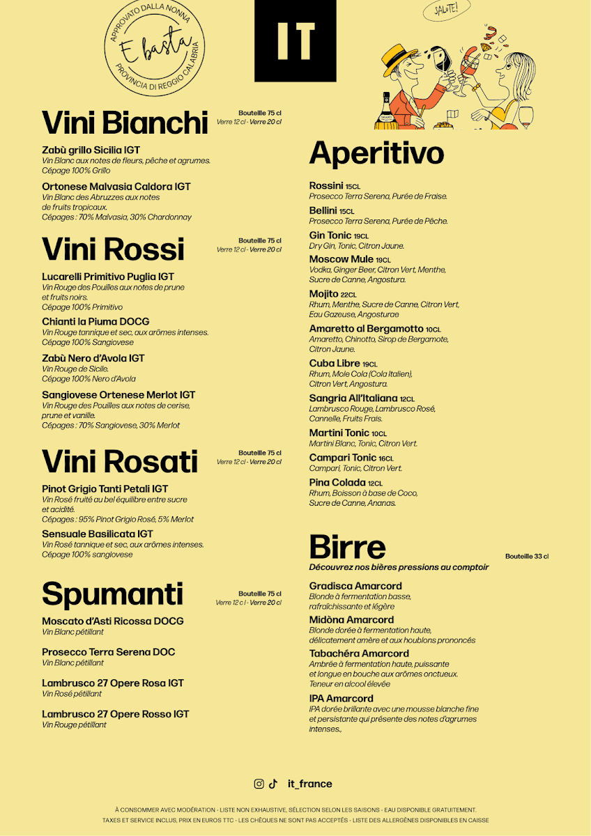 IT - Italian Trattoria Nantes Photo Menu 6
