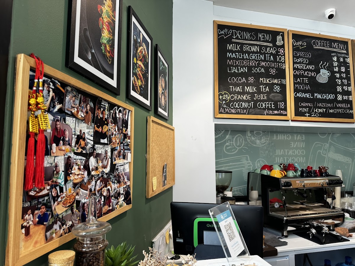 Doppio Coffee Bar Phuket Photo Menu 1