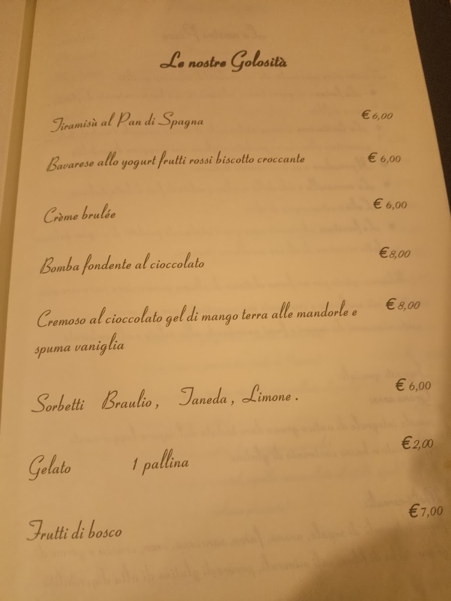Ristorante & Pizzeria Eira (B&B) Photo Menu 1