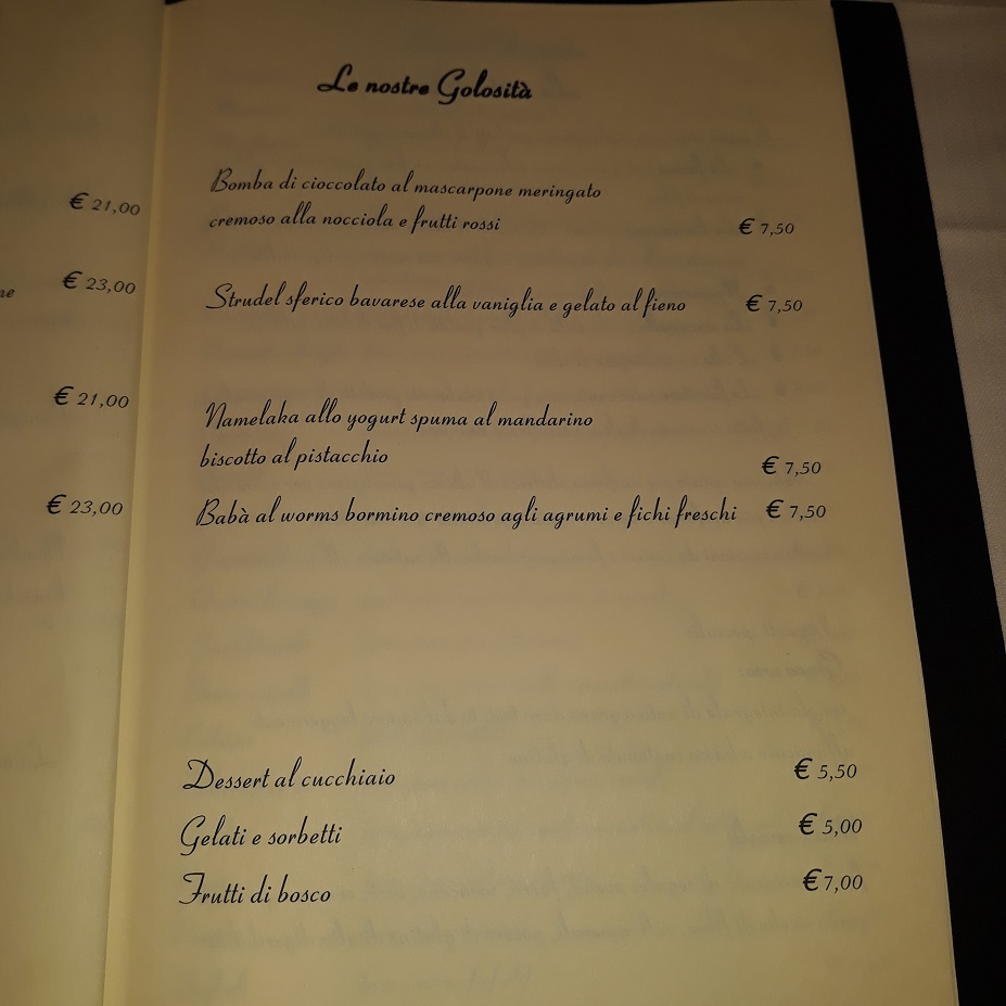 Ristorante & Pizzeria Eira (B&B) Photo Menu 7