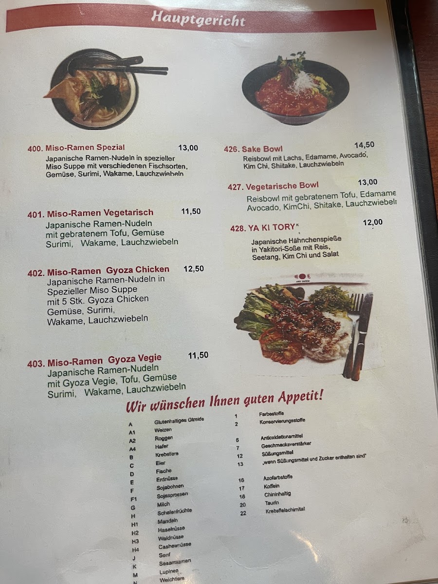 Aki Tatsu Sushi Photo Menu 6