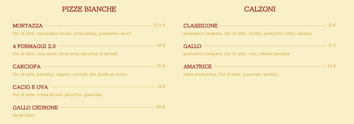Ristorante Pizzeria Gallo Cedrone Photo Menu 6