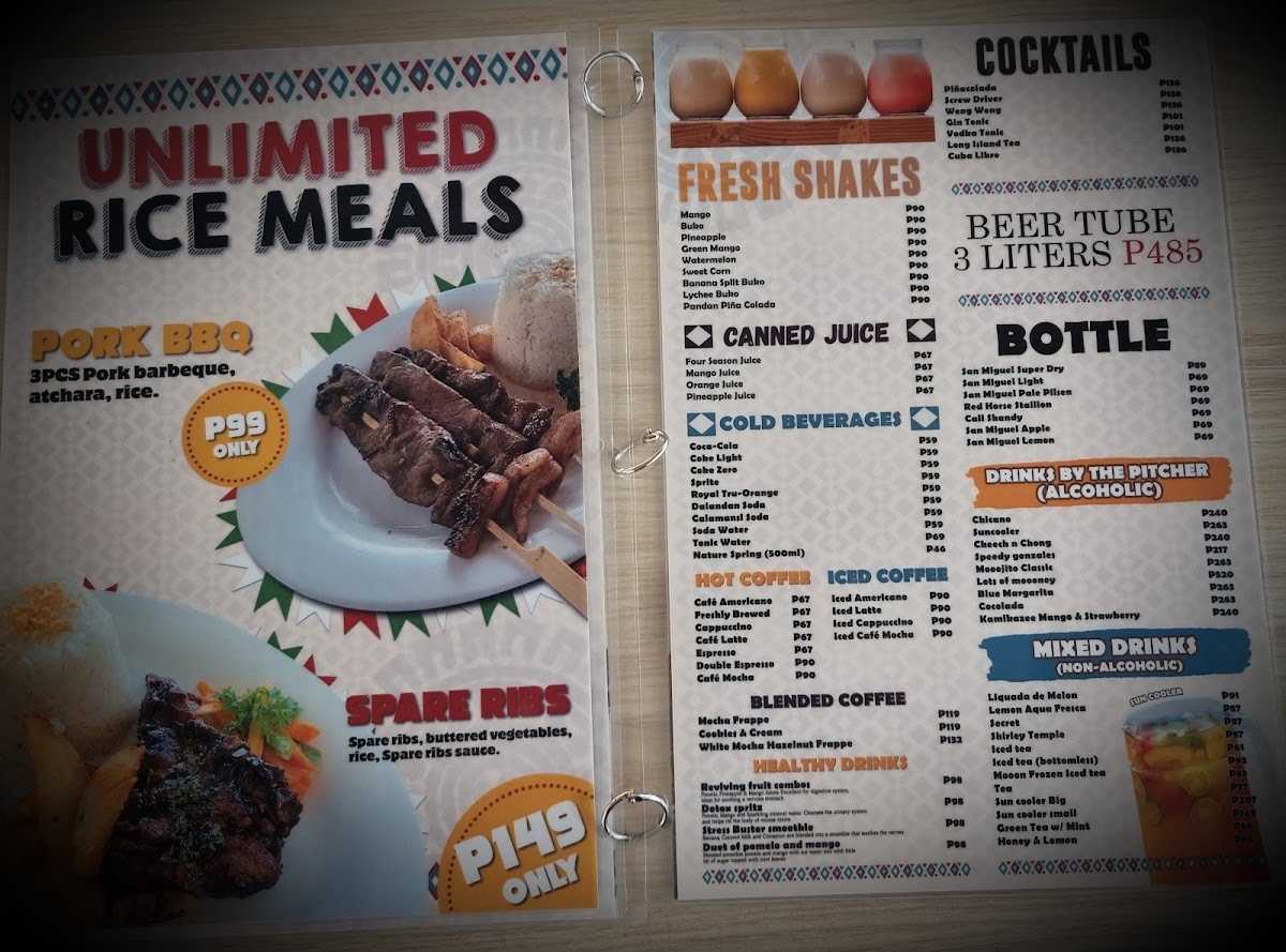 Mooon Cafe - Robinsons Place Photo Menu 1