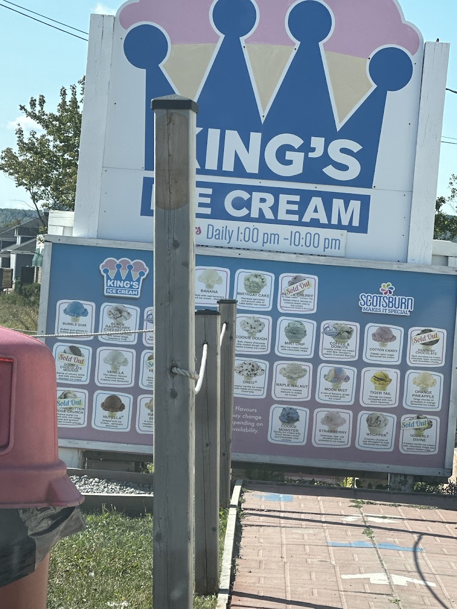 King's Ice Cream Photo Menu 4