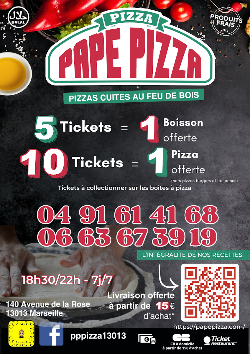 Papé Pizza Photo Menu 5