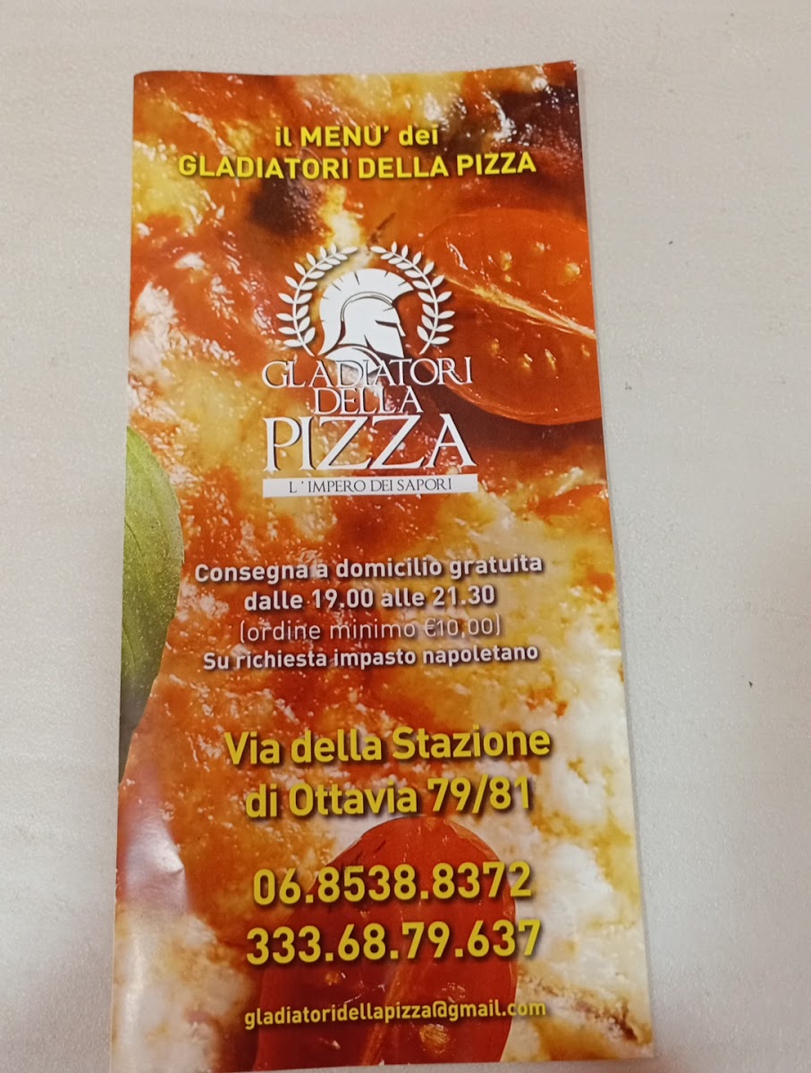Gladiatori della Pizza Photo Menu 9