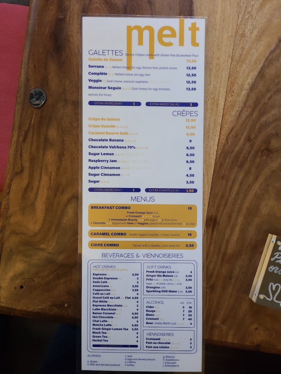 Melt Café Crêperie Photo Menu 9