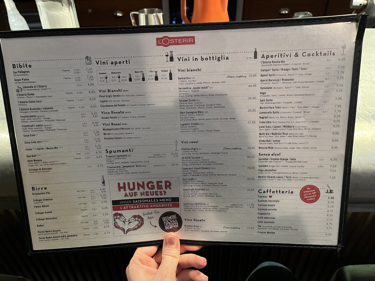 L'Osteria Köln Hahnenstraße Photo Menu 3