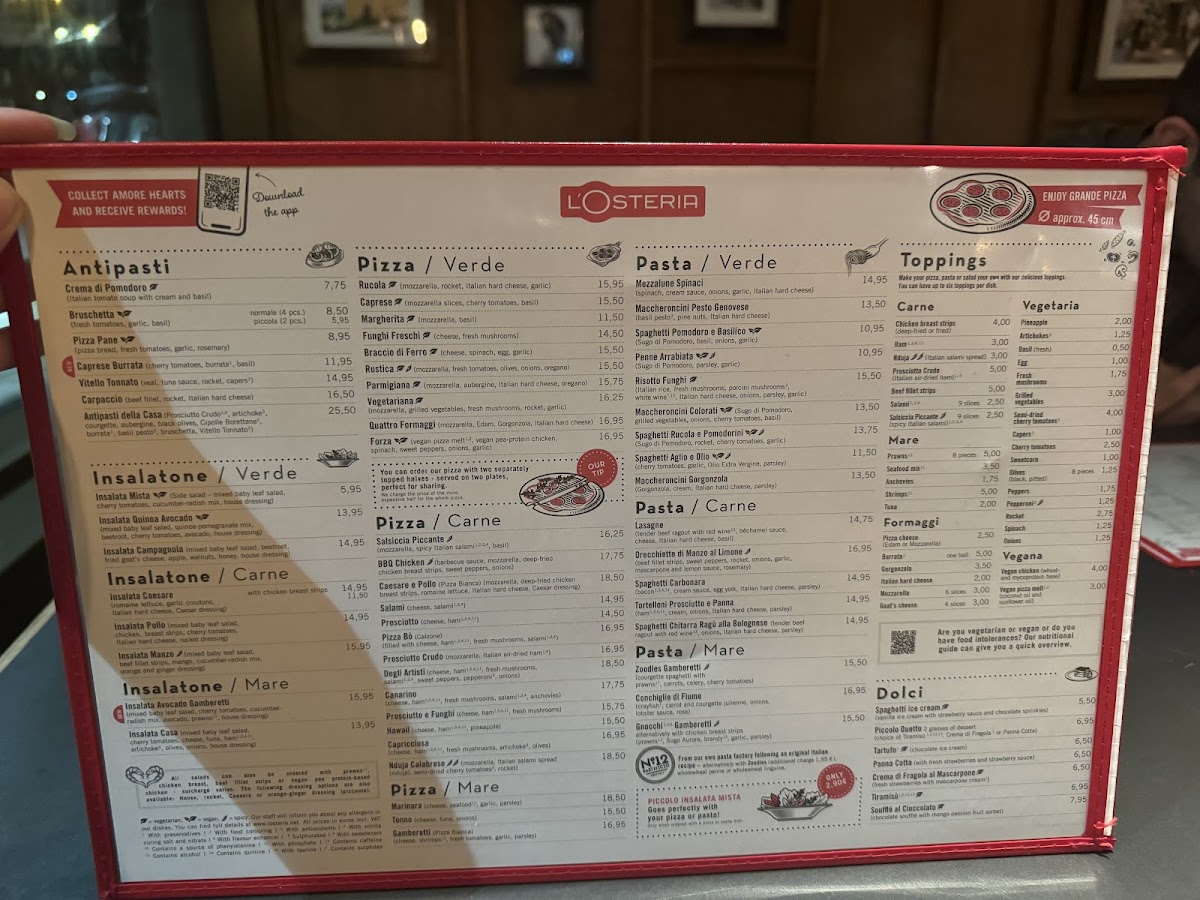 L'Osteria Köln Hahnenstraße Photo Menu 4