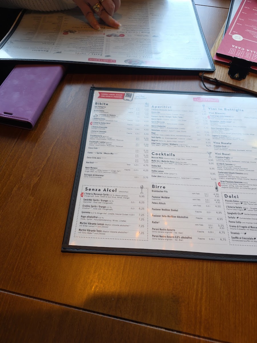 L'Osteria Köln Hahnenstraße Photo Menu 7