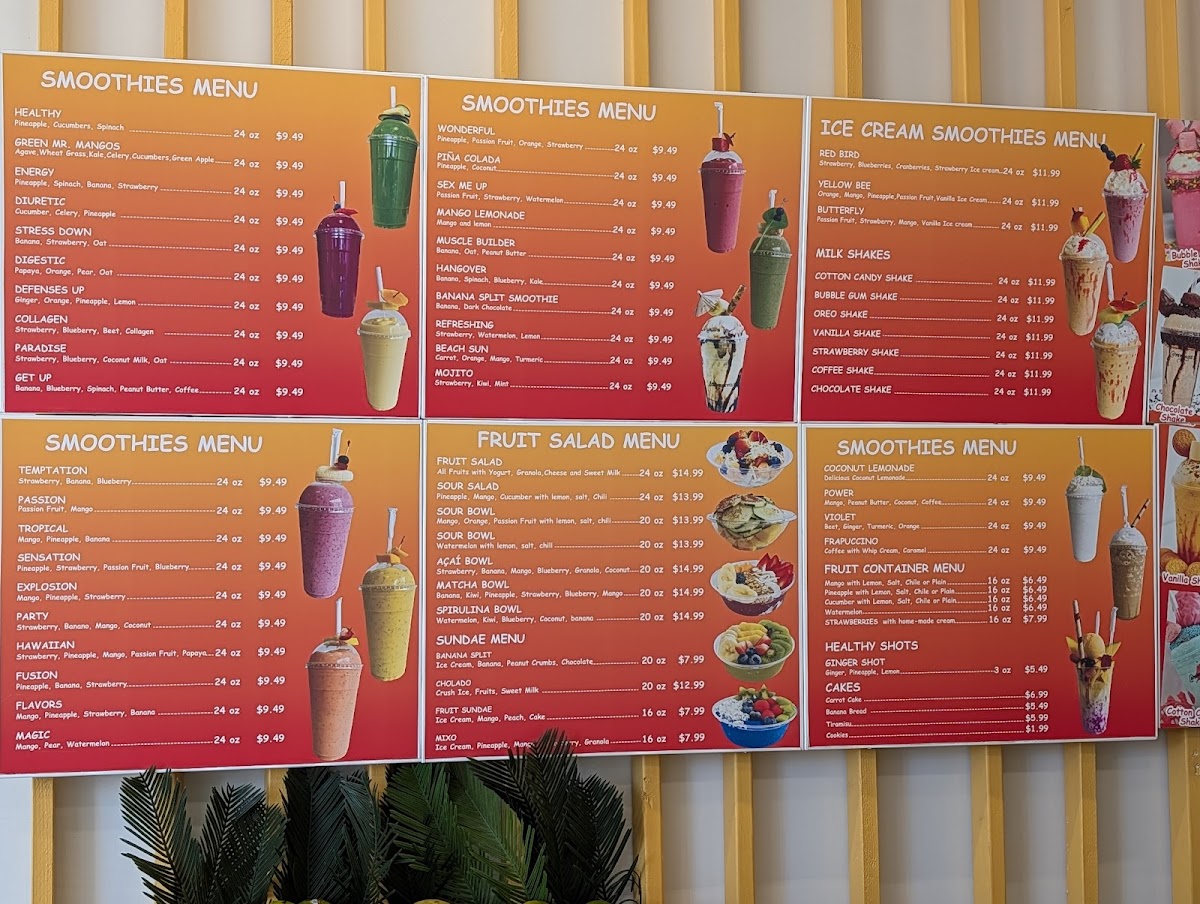 Mr. Mango’s Photo Menu 1