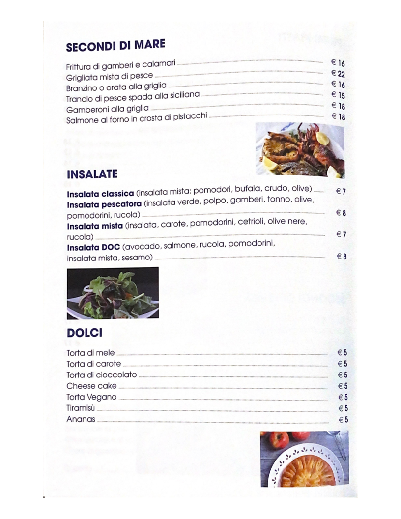 Ristorante Pizzeria DOC Photo Menu 1