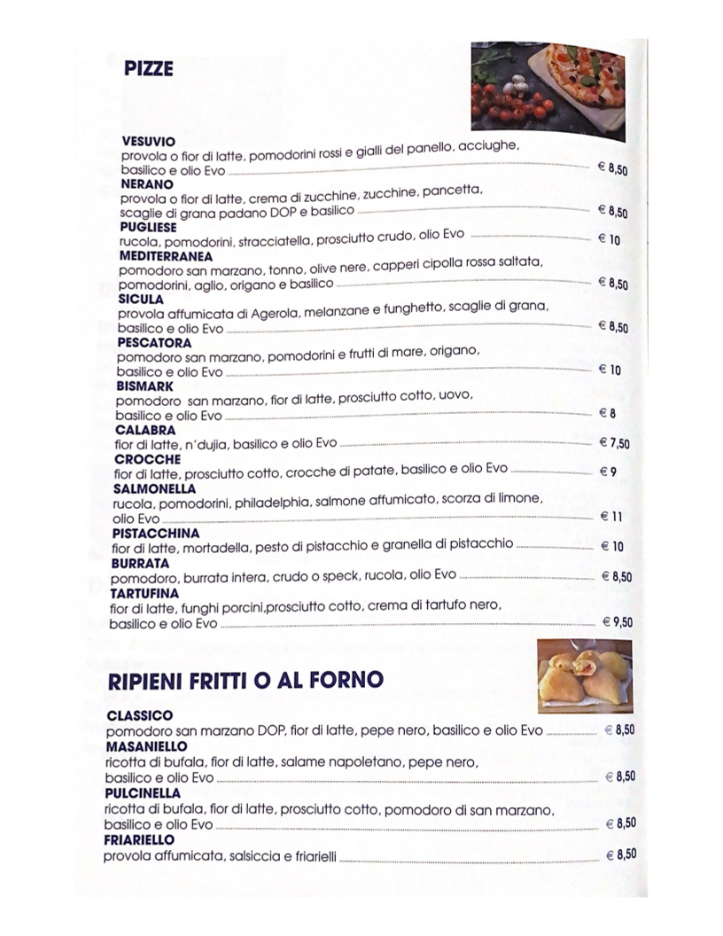 Ristorante Pizzeria DOC Photo Menu 2