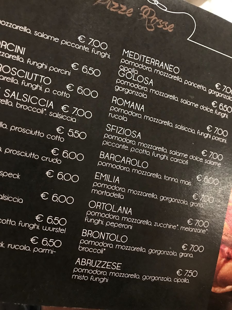Ristorante Pizzeria La Fonte Photo Menu 1