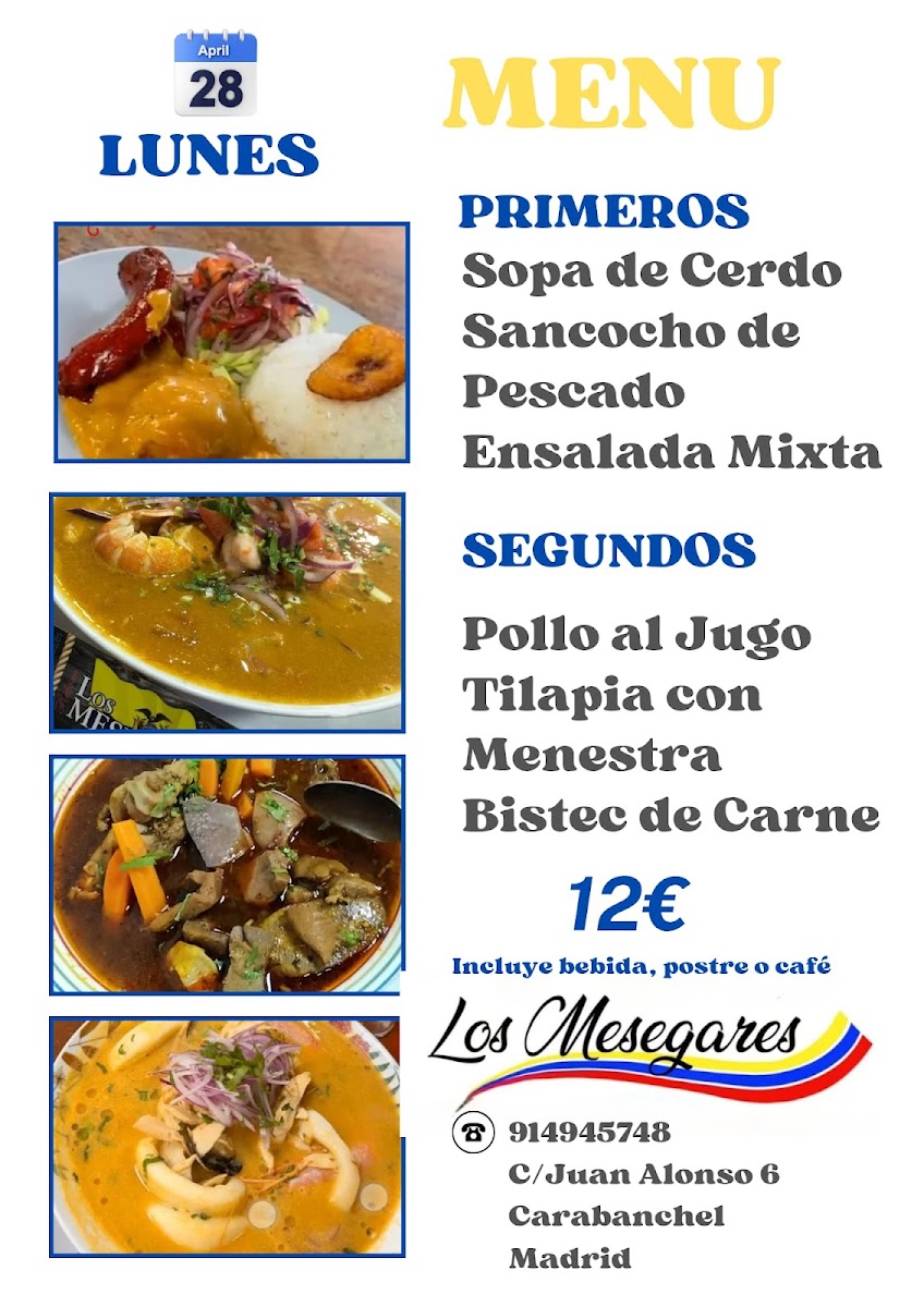 Restaurante Los Mesegares Photo Menu 5