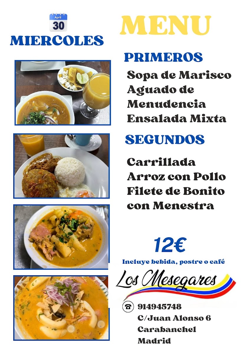 Restaurante Los Mesegares Photo Menu 8