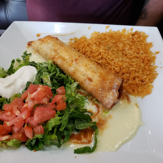 Lunch Burrito 1 Enchilada 1