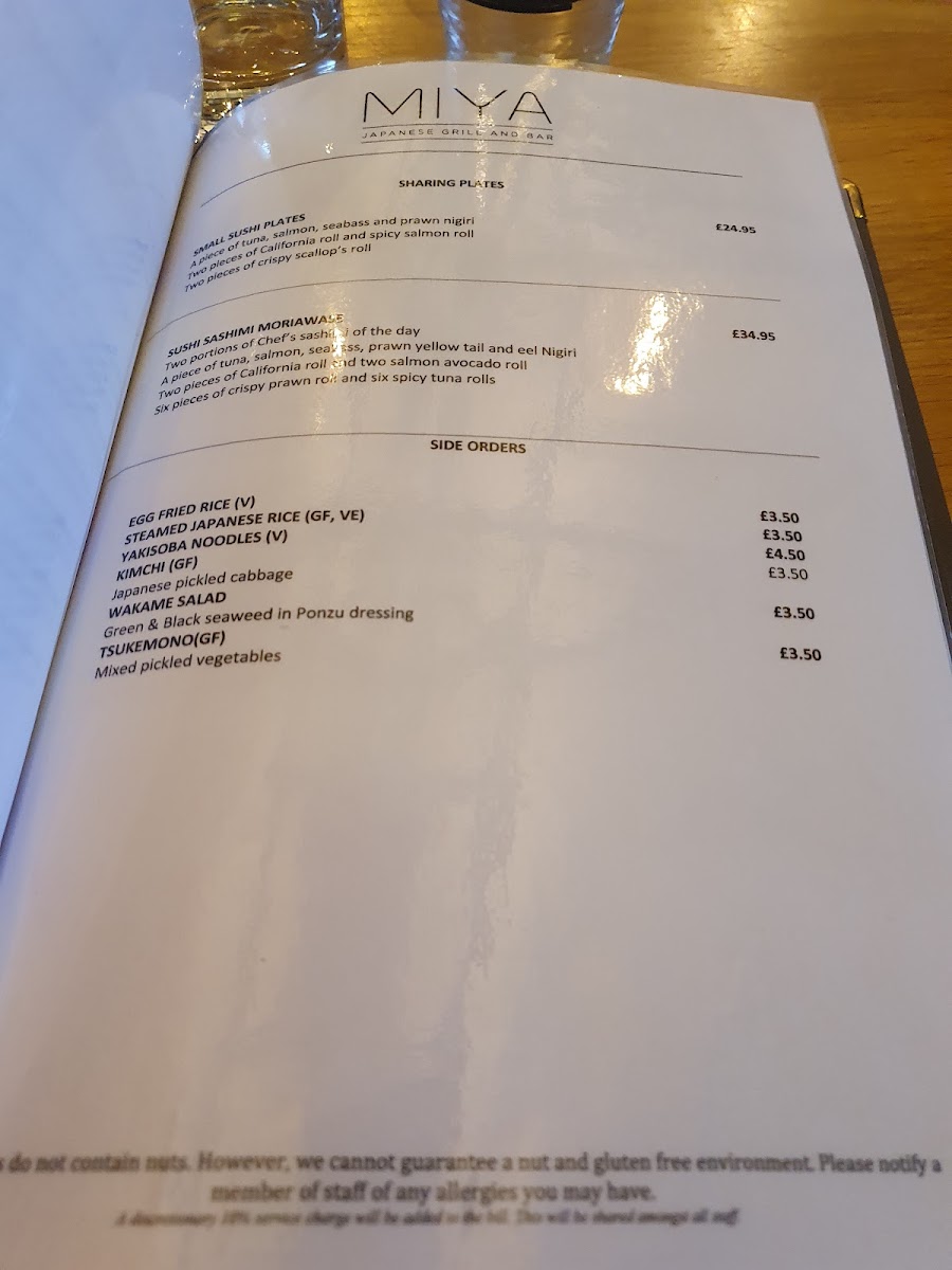 Miya Japanese Grill and Bar Photo Menu 2
