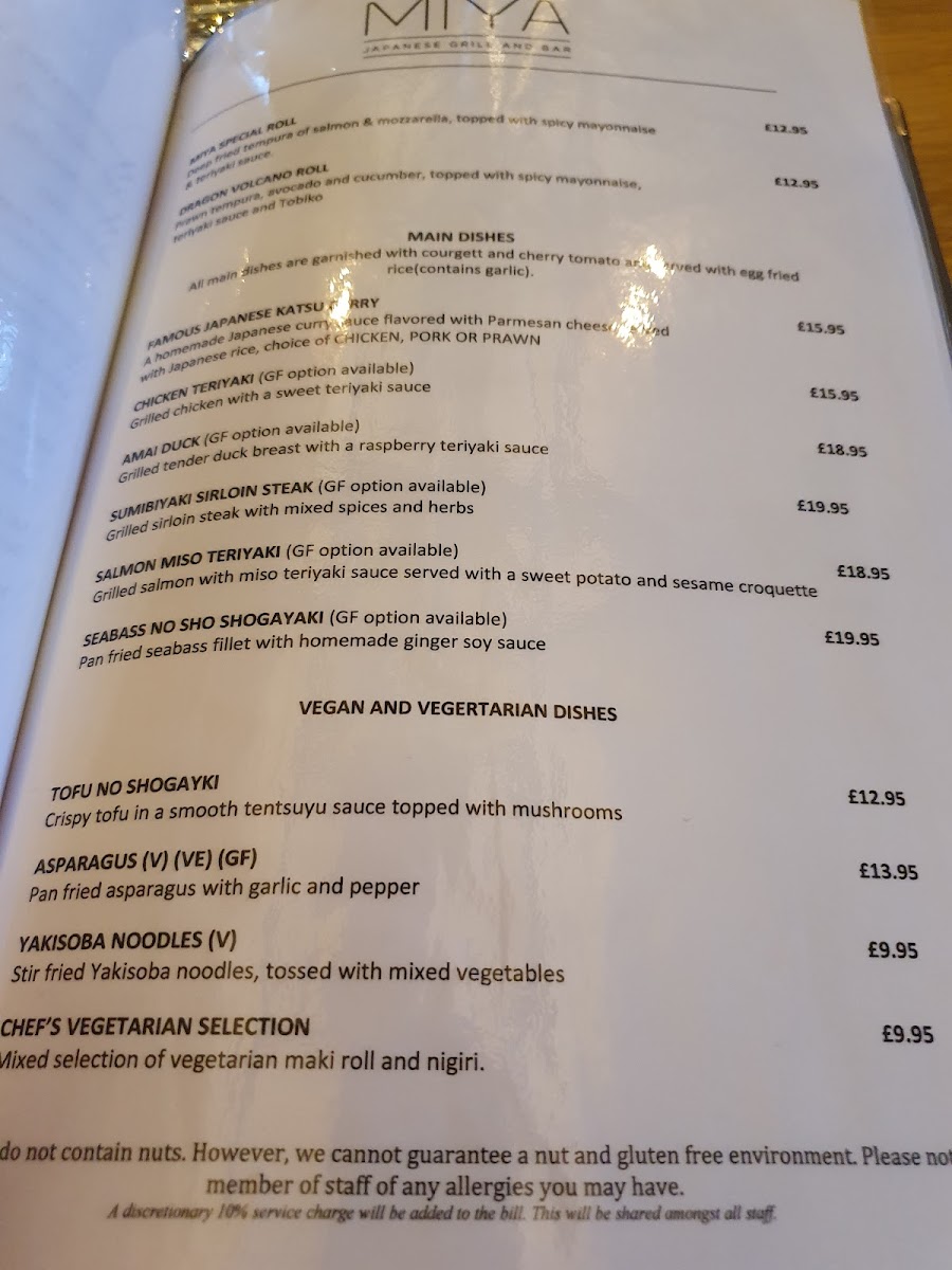 Miya Japanese Grill and Bar Photo Menu 9
