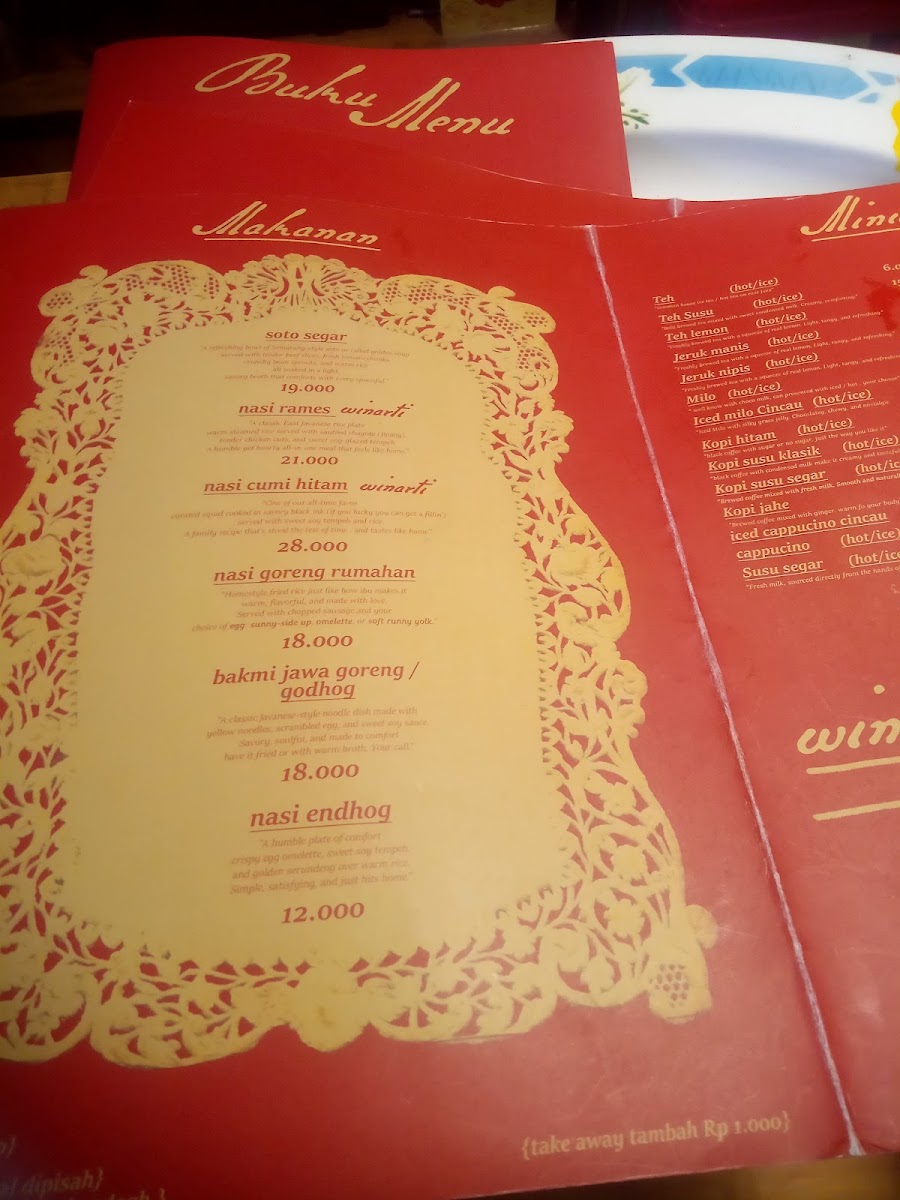 Warung Kanew Gito Mamisu Photo Menu 1