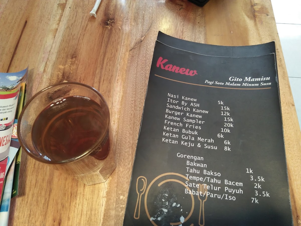 Warung Kanew Gito Mamisu Photo Menu 5