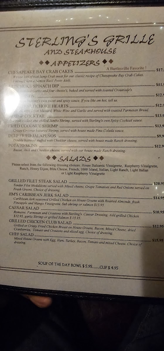 Sterlings Grille Photo Menu 7