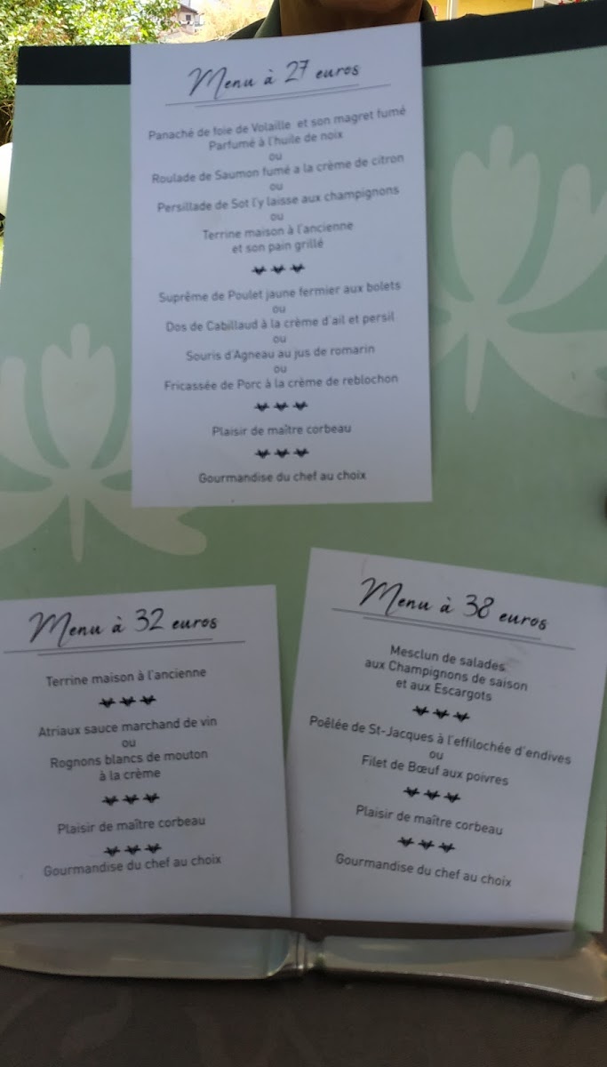 Restaurant La Tour de Boëge Photo Menu 1