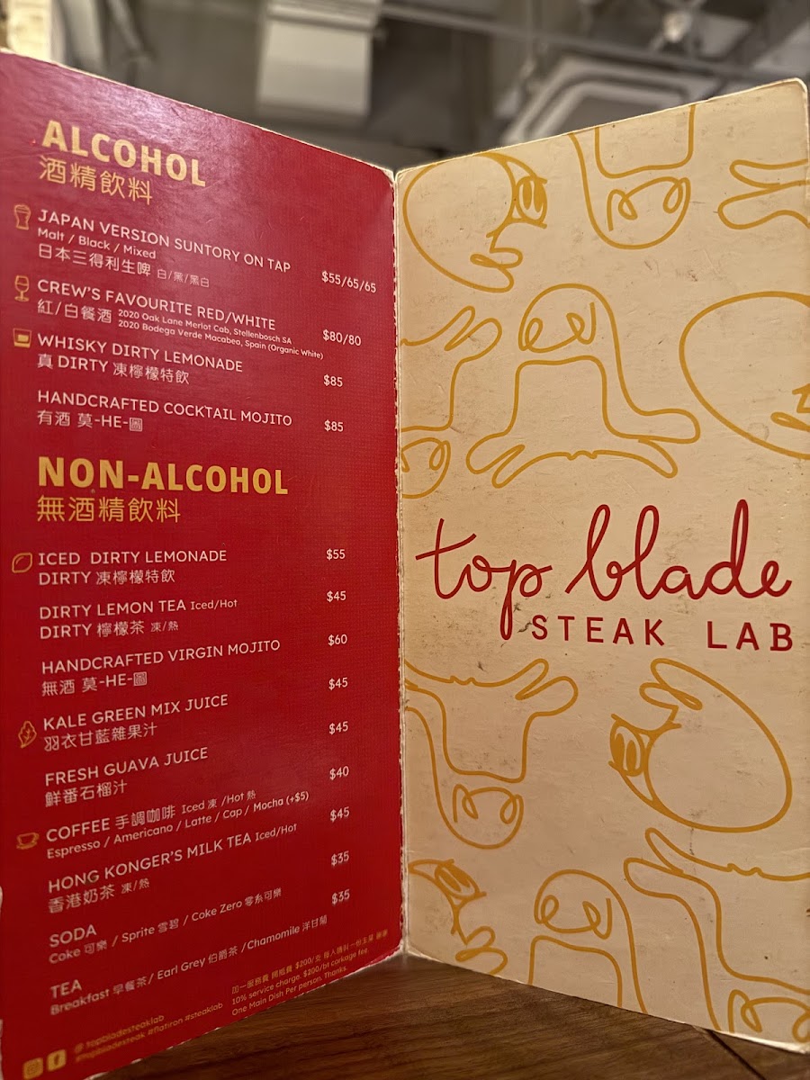 Top Blade Steak Lab (Central) Photo Menu 6
