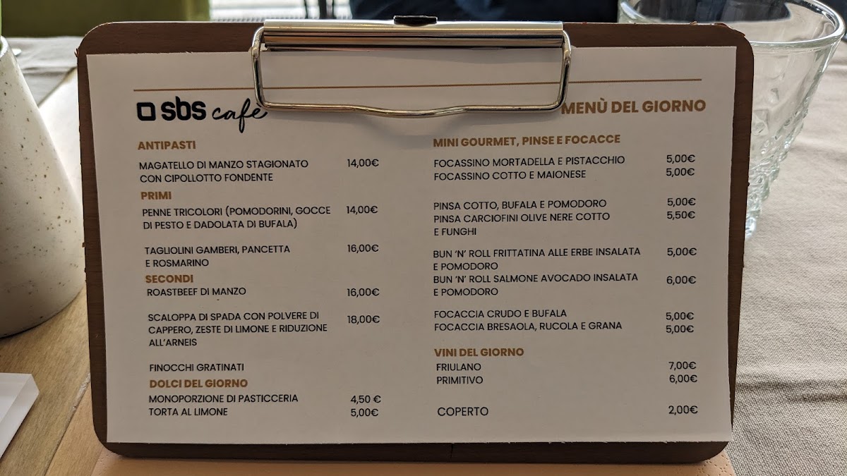 SBS cafè Photo Menu 2