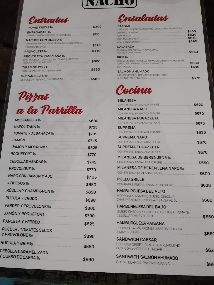 Lo de Nacho Pizzas Photo Menu 5