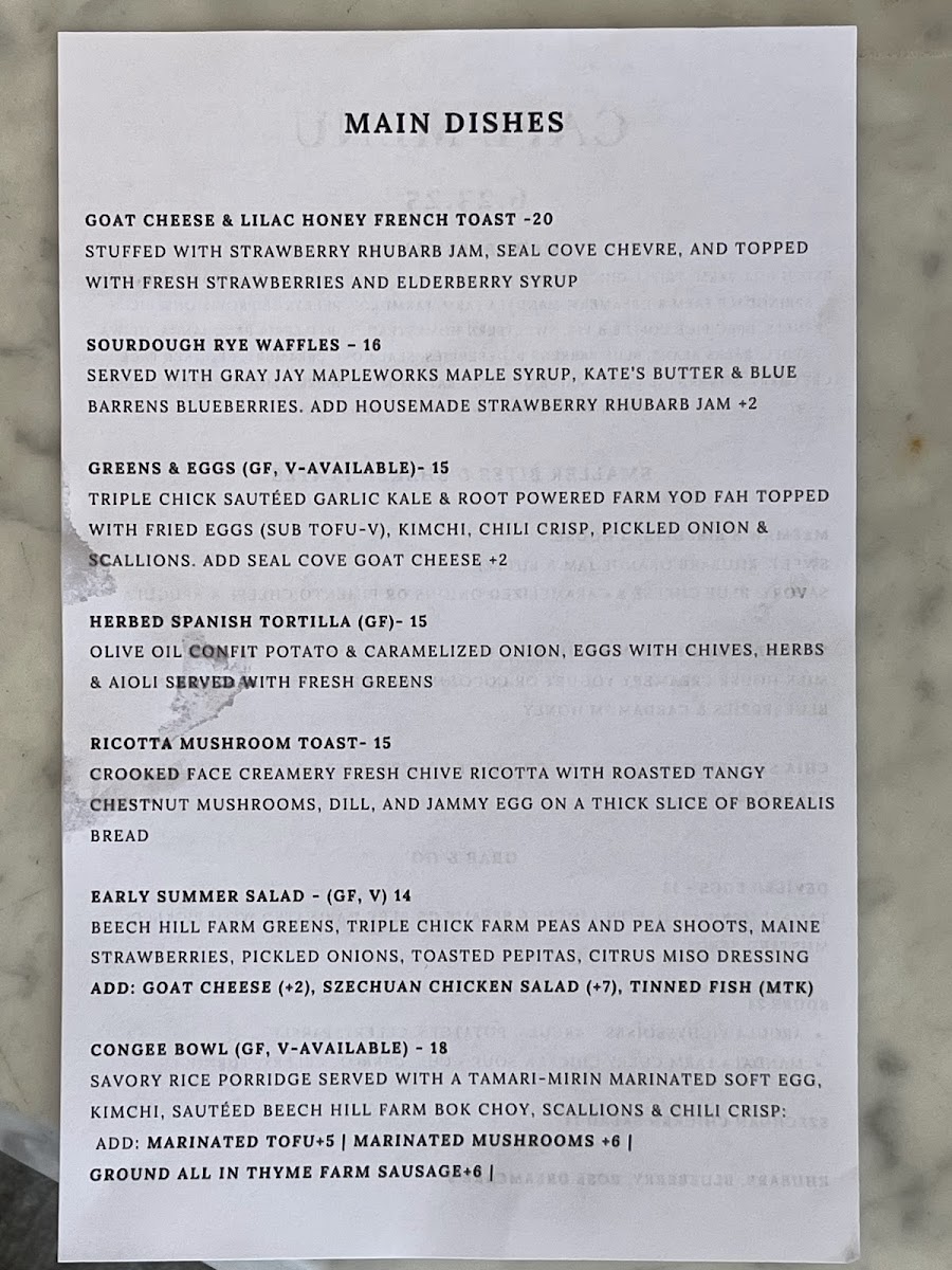 Sassafrass Cafe Photo Menu 5