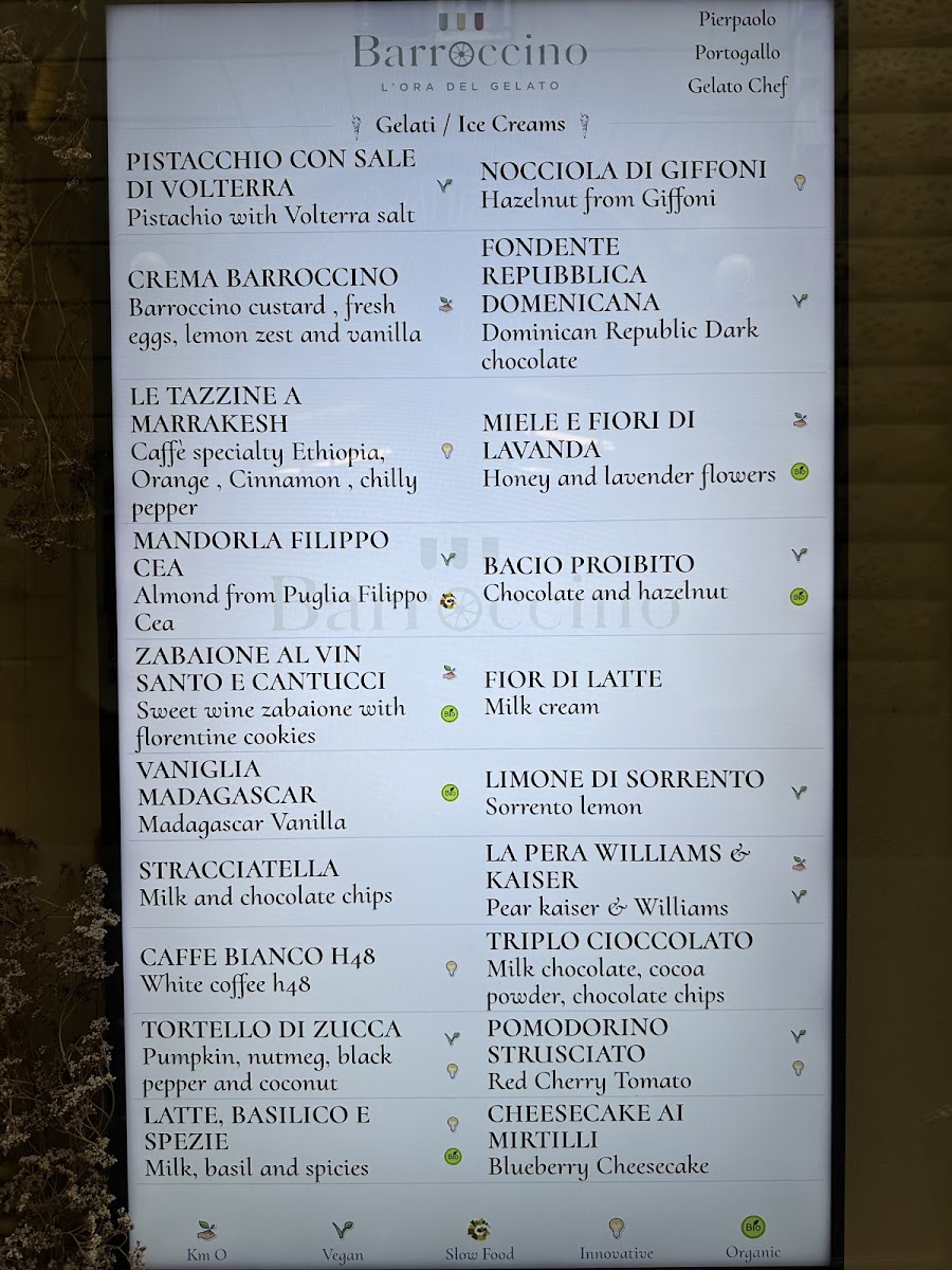 Barroccino - L’ora del Gelato Photo Menu 6