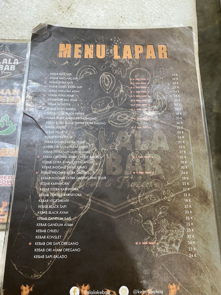 Balala Kebab Food & Frozen Photo Menu 8