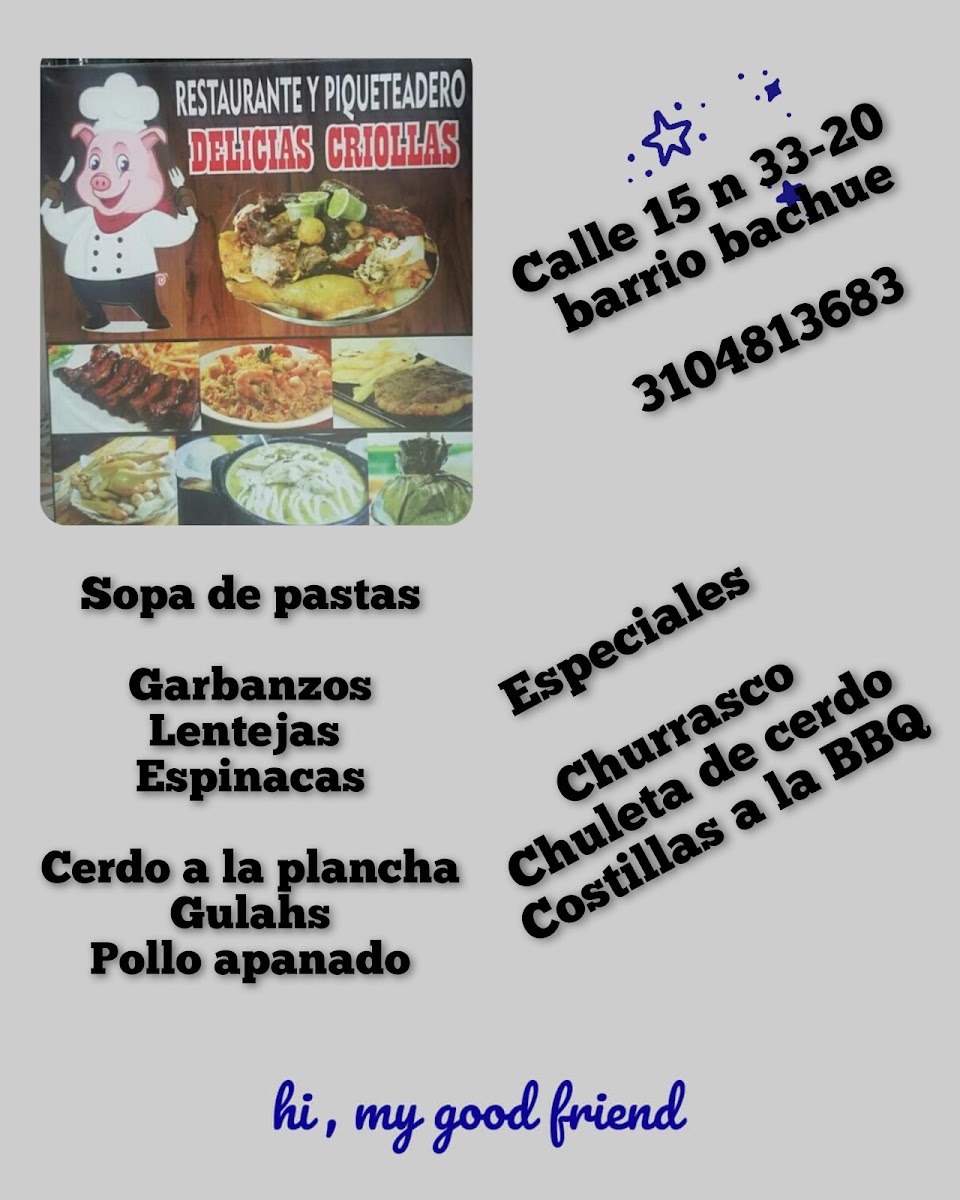 Restaurante Delicias Criollas Photo Menu 1