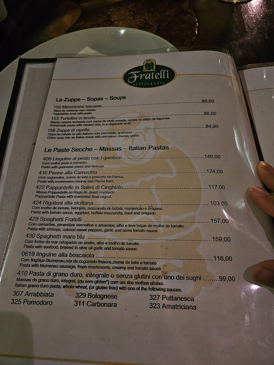 Fratelli Photo Menu 6