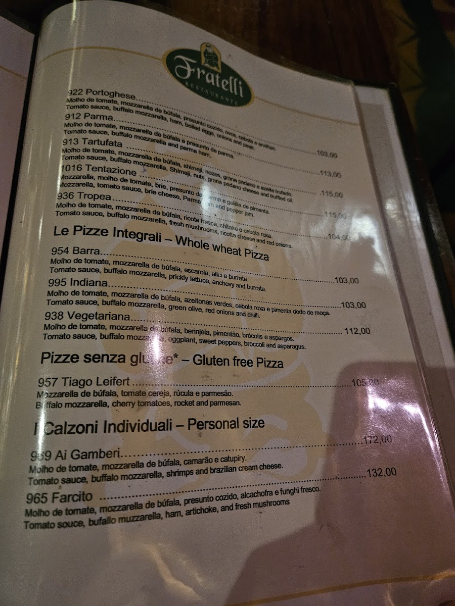 Fratelli Photo Menu 8