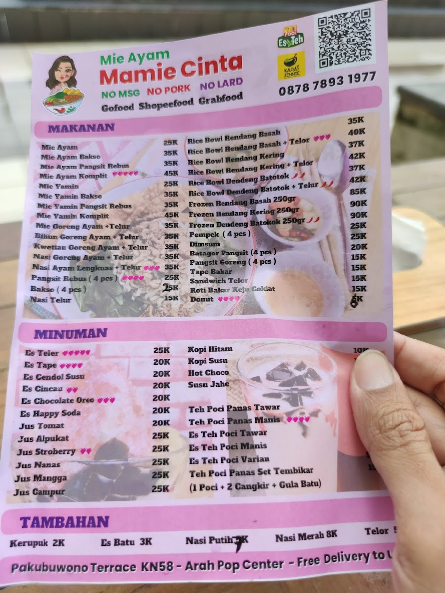 MIE AYAM MAMIE CINTA Photo Menu 1