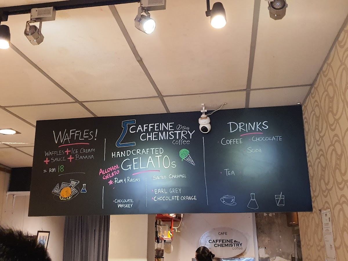 Caffeine Chemistry Coffee Photo Menu 8