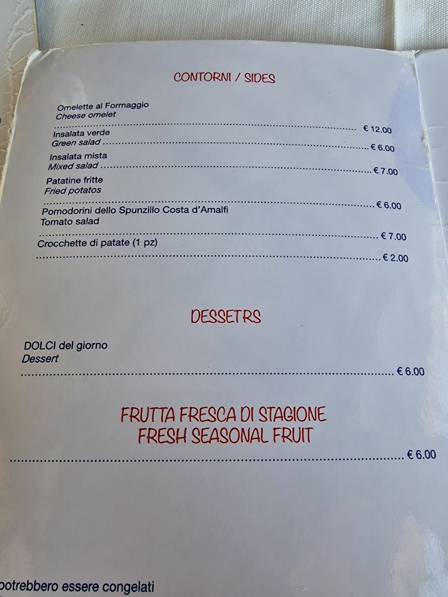 La Tonnarella Photo Menu 9