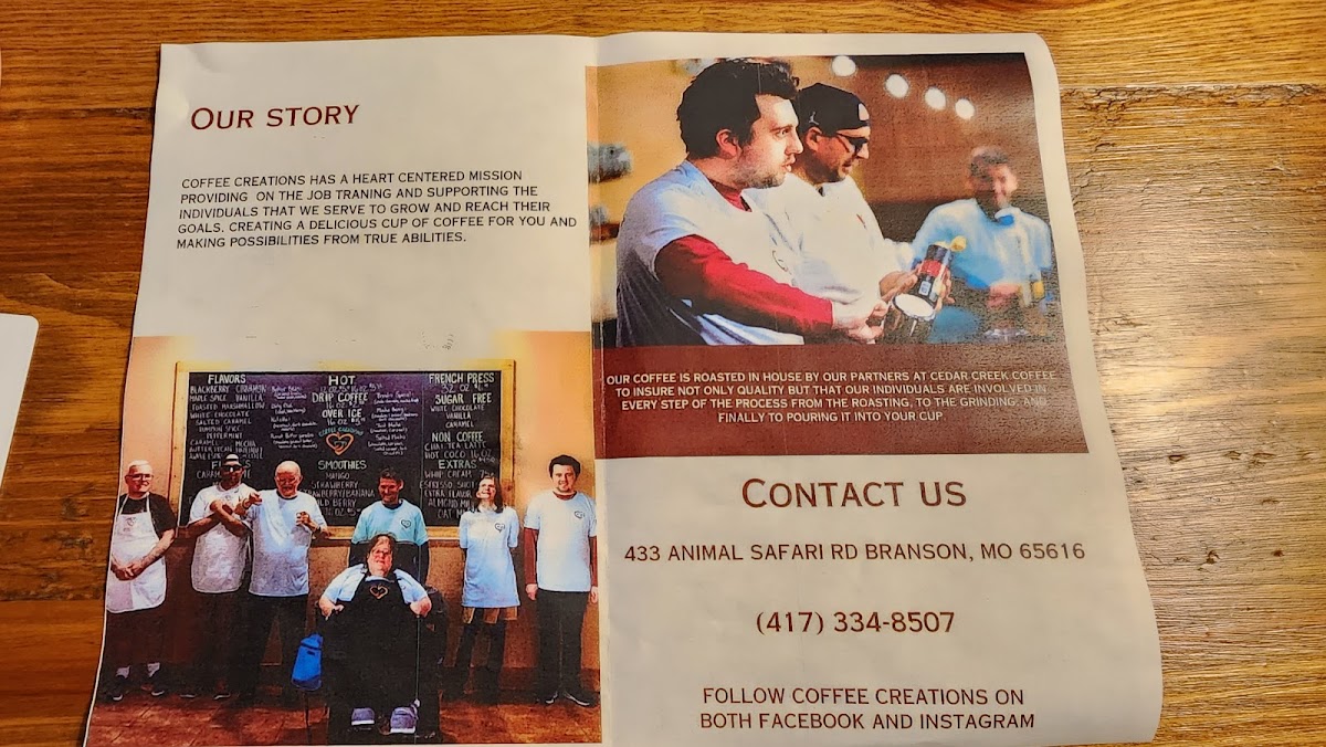 Coffee Creations Photo Menu 8