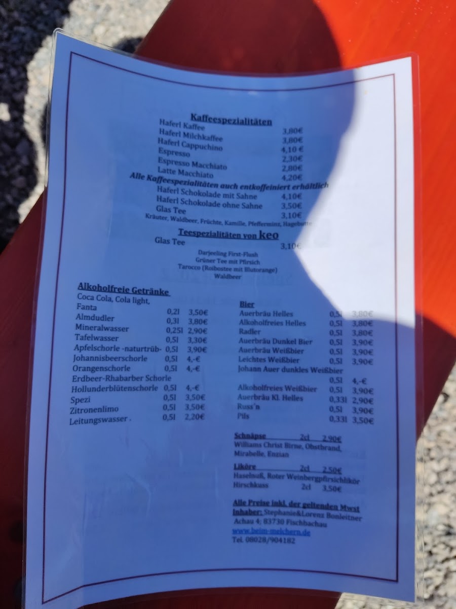 Hofcafe Beim Melchern Photo Menu 6