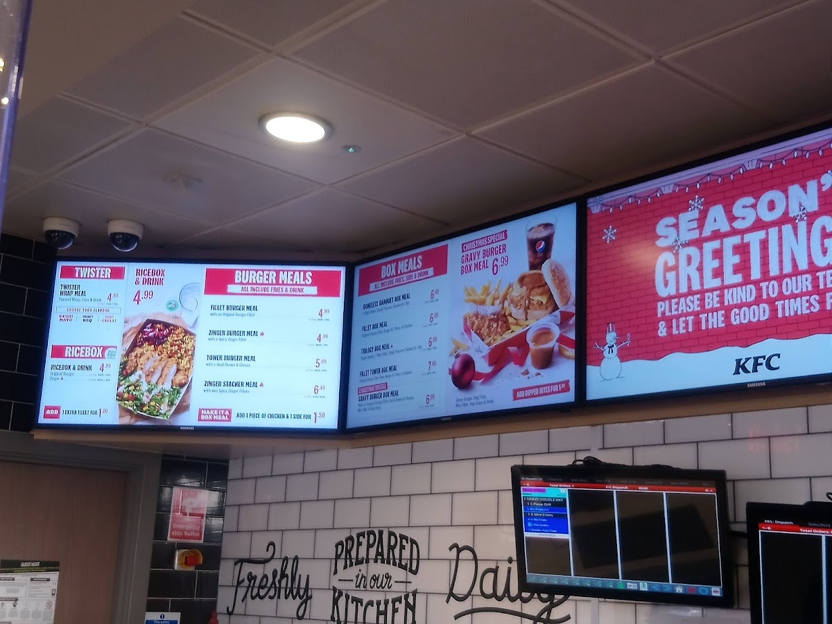 KFC Sunderland - Thomsen Retail Park Photo Menu 1